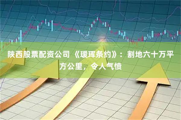 陕西股票配资公司 《瑷珲条约》:割地六十万平方公里,令人气愤